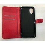 Leather Wallet Flip Book Case with Strap For Samsung Galaxy A03 Core SM-A032F Slim Fit and Sophisticated in Look